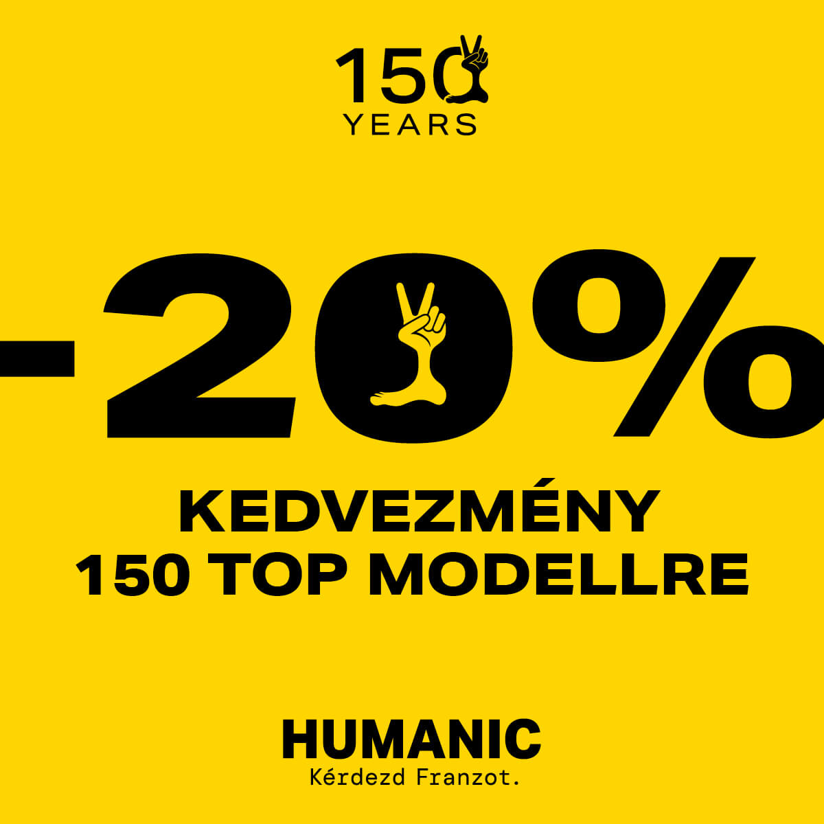 A Humanic 150 éves, ünnepeljünk együtt