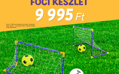 A hónap játéka: Foci készlet!⚽️