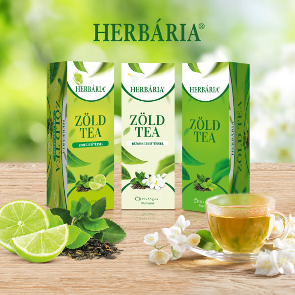 Herbária: Frissülj fel a zöld teával