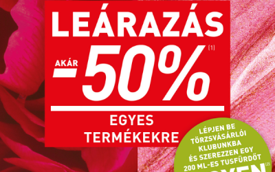 Yves Rocher: akár 50% kedvezmény