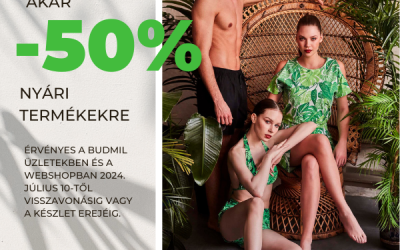 Budmil: 50% Kedvezmény