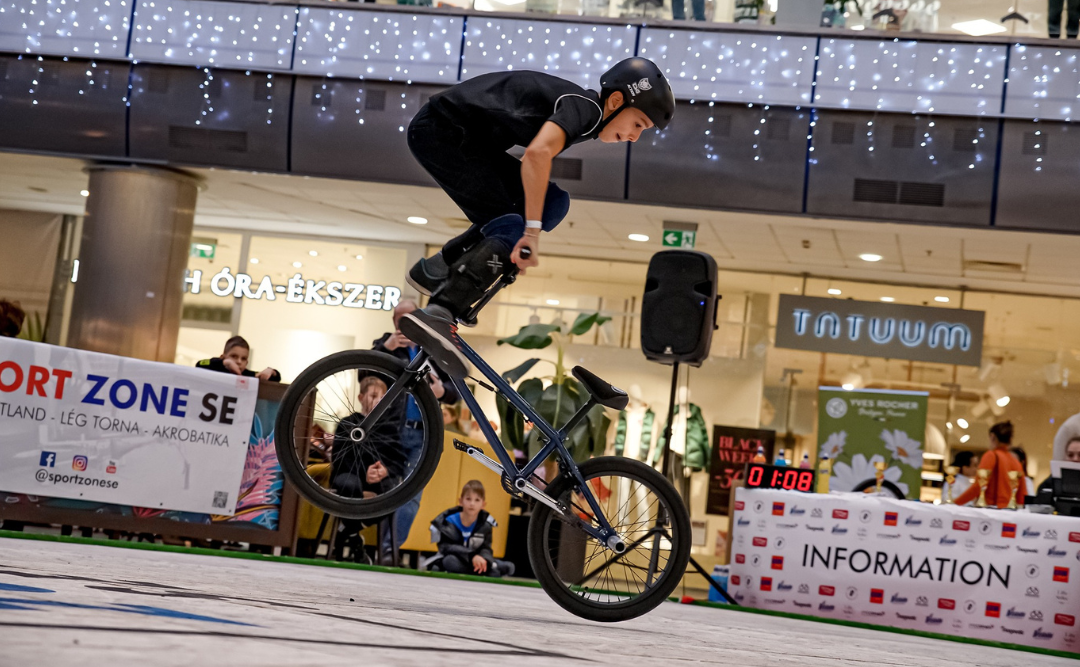 BMX Flatland Verseny a Duna Plazában