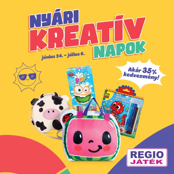 REGIO Játék: Nyári kreatív napok