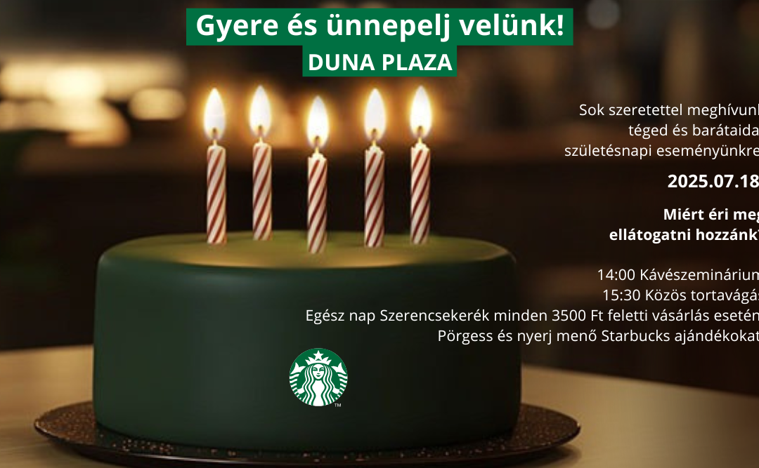 Starbucks szülinap