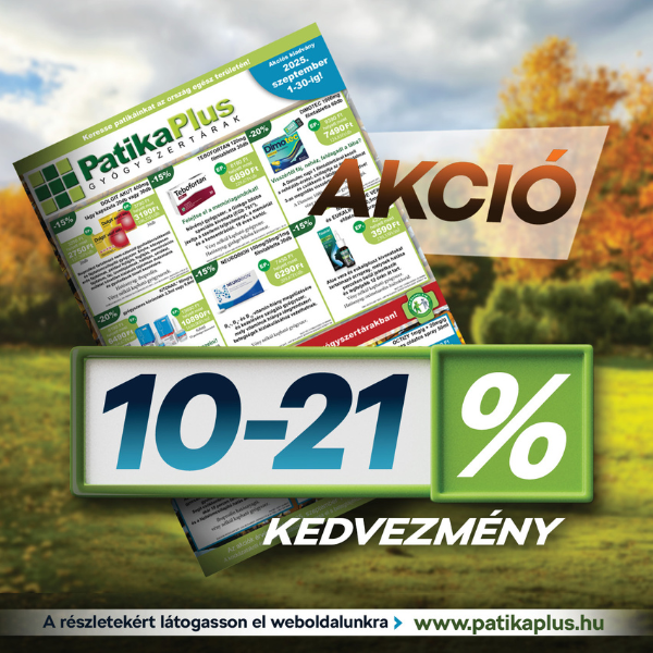 Patika Plus: Szeptemberi akciók