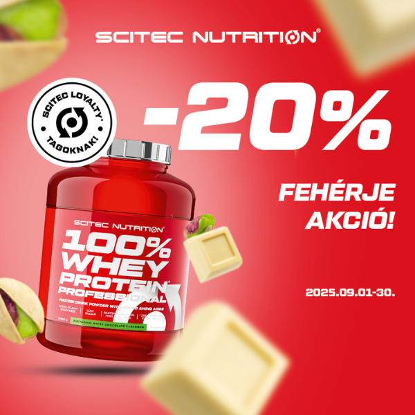 Scitec Nutrition: Whey Protein Professional akció