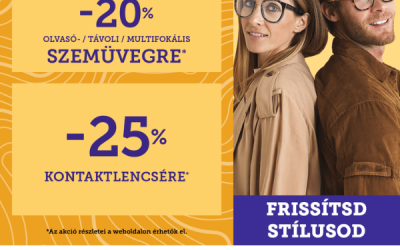 Vision Express: Akár 40% kedvezmény