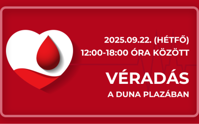 Véradás a Duna Plazában 2025.09.01., 09.22.