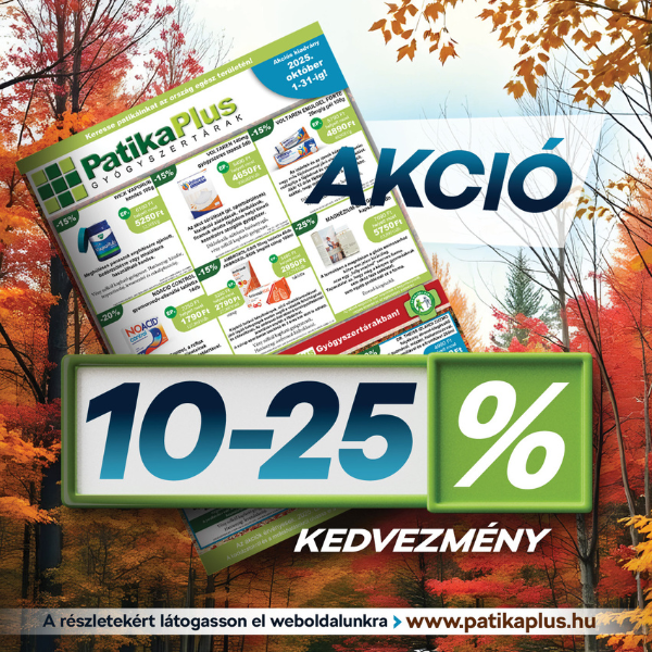 Patika Plus: Októberi akciók