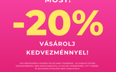 Budmil: 20% kedvezmény