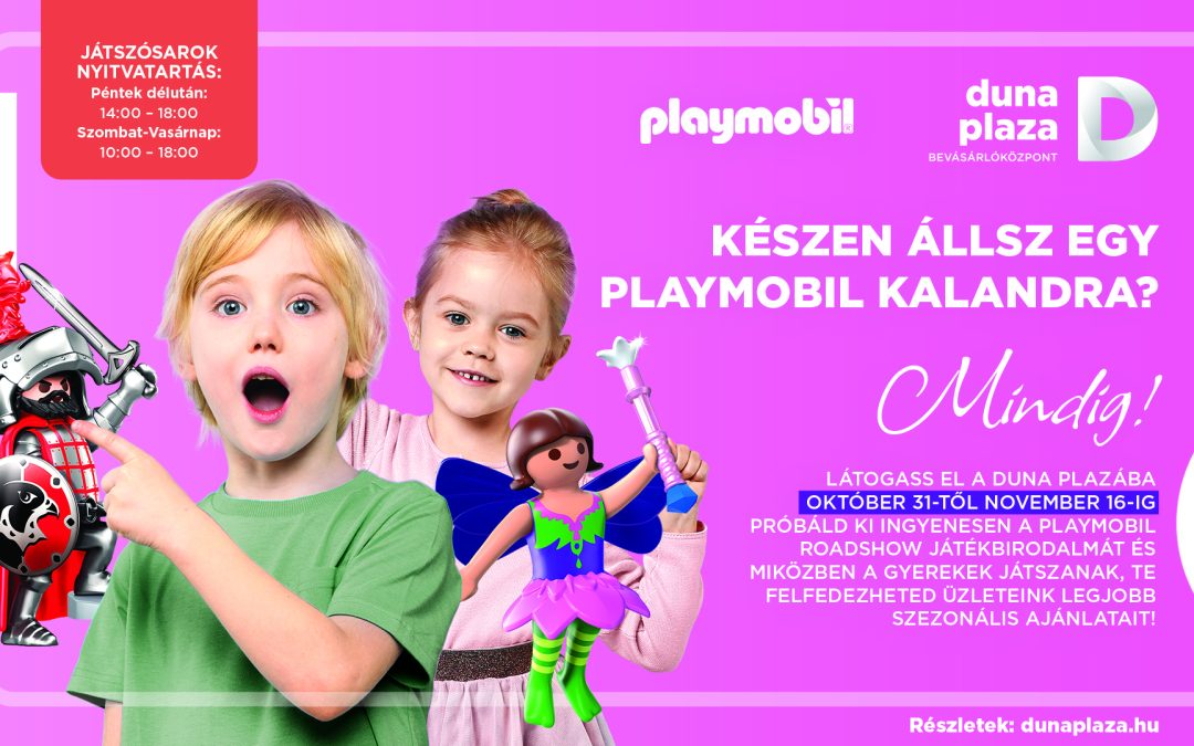 VÁR A VARÁZSLATOS PLAYMOBIL VILÁGA!