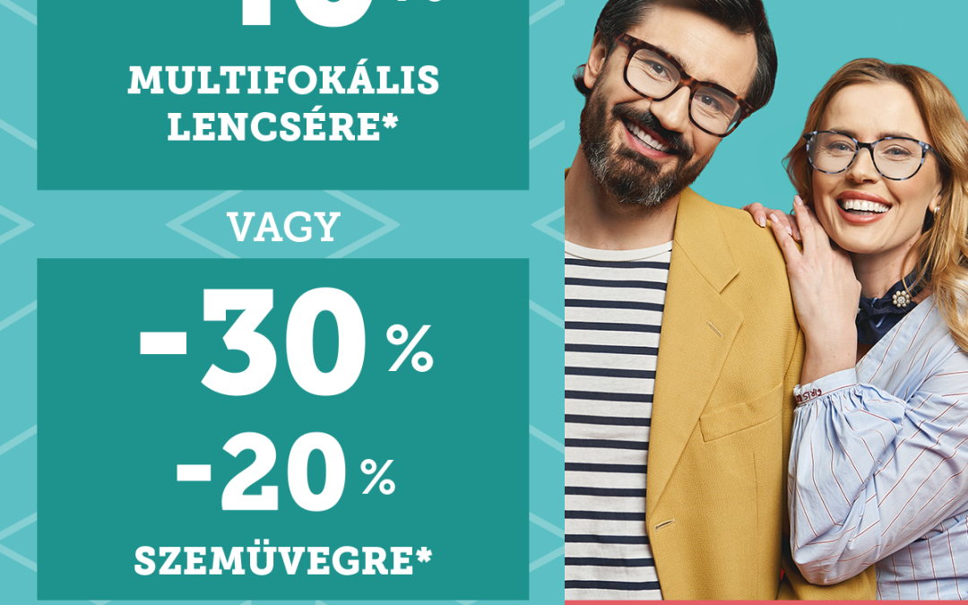 Vision Express: Akár 40% kedvezmény