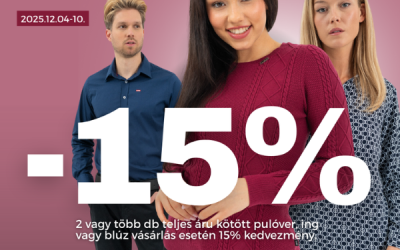 Budmil: 15% kedvezmény