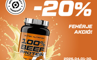 Scitec Nutrition: Beef Protein akció