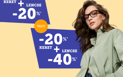 Vision Express: 40+20% kedvezmény