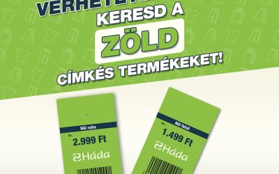 Háda: Zöld címkés termékek