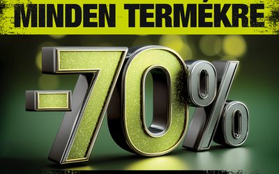 Háda: 70% kedvezmény