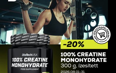 BioTechUSA: Creatine monohydrate akció