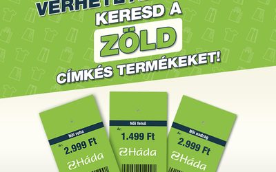 Háda: Keresd a zöld címkés termékeket